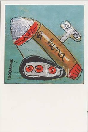 100drine・ポストカード「おもちゃのミサイル」
