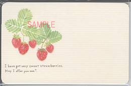 namiメッセージカード「strawberries」