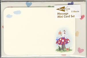 ティファニービーク・メッセージカード＆カード封筒（マウス）